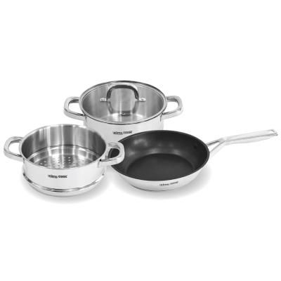 Bộ nồi chảo 5 đáy Kims Cook New Triumph 3 món